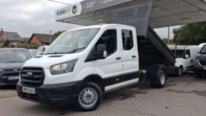 2021 Ford Transit 2.0 350 Ecoblue Leader Chassis Double Cab 4dr Diesel Manual Rwd L3 Euro 6 (s/s) (130 Ps) in White — image 4