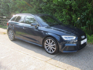 2017 Audi A3 1.5 Tfsi Cod Black Edition Sportback Euro 6 (s/s) 5dr in Blue — image 6