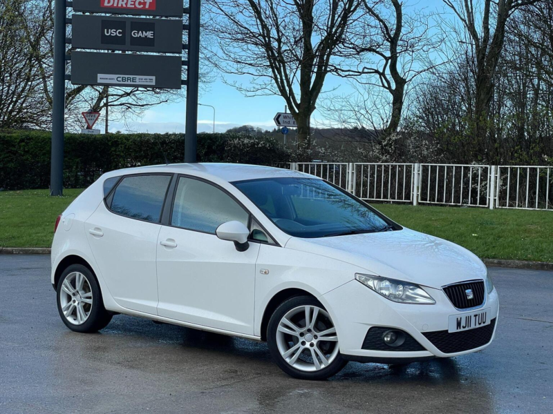 2011 SEAT Ibiza 1.4 16v Sport Euro 5 5dr in White — image 1