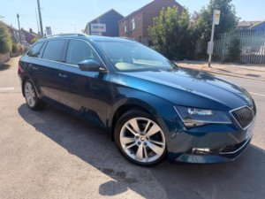 2017 Skoda Superb 2.0 Tdi Se L Executive DSG Euro 6 (s/s) 5dr in Blue — image 2