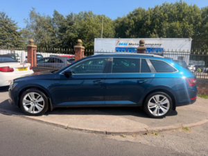2017 Skoda Superb 2.0 Tdi Se L Executive DSG Euro 6 (s/s) 5dr in Blue — image 3