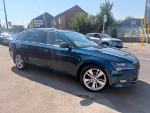 2017 Skoda Superb 2.0 Tdi Se L Executive DSG Euro 6 (s/s) 5dr in Blue — image 4