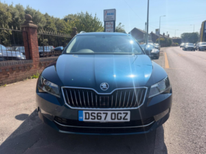 2017 Skoda Superb 2.0 Tdi Se L Executive DSG Euro 6 (s/s) 5dr in Blue — image 5
