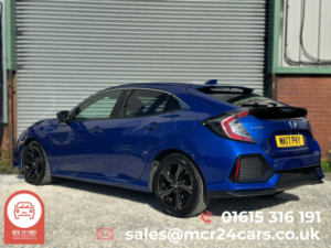 2017 Honda Civic 1.0 Vtec Turbo Sr in Blue — image 2