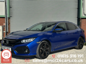 2017 Honda Civic 1.0 Vtec Turbo Sr in Blue — image 3
