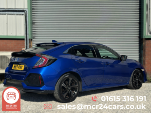 2017 Honda Civic 1.0 Vtec Turbo Sr in Blue — image 4