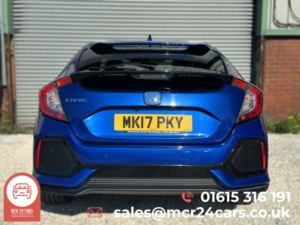 2017 Honda Civic 1.0 Vtec Turbo Sr in Blue — image 6