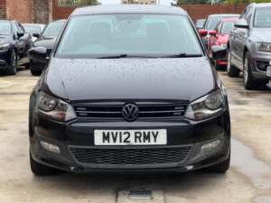 2012 Volkswagen Polo 1.2 Match Euro 5 3dr in Black — image 3