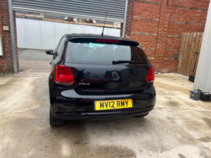 2012 Volkswagen Polo 1.2 Match Euro 5 3dr in Black — image 6