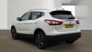 2014 Nissan Qashqai 1.2 Dig-T Tekna White 5dr Panroof+leather+nav+9 Stamps in White — image 4