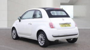 2012 Fiat 500c 1.2 Lounge Euro 5 2dr in White — image 4