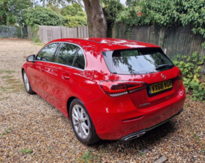 2018 Mercedes-Benz A Class 1.5 A180d Sport (executive) 7g-Dct Euro 6 (s/s) 5dr in Red — image 4