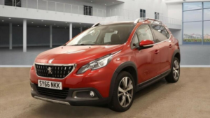 2016 Peugeot 2008 1.6 Bluehdi Allure Euro 6 5dr in Red — image 3
