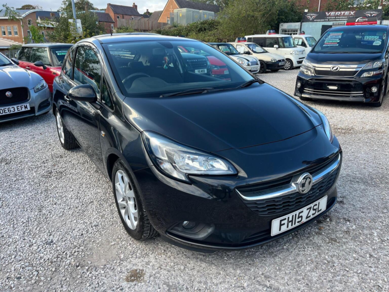 2015 Vauxhall Corsa 1.4i Ecoflex Excite Euro 6 3dr (a/c) in Black — image 1