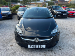 2015 Vauxhall Corsa 1.4i Ecoflex Excite Euro 6 3dr (a/c) in Black — image 2