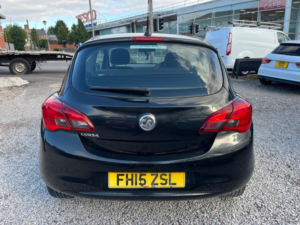 2015 Vauxhall Corsa 1.4i Ecoflex Excite Euro 6 3dr (a/c) in Black — image 4