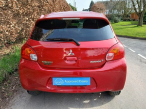 2013 Mitsubishi Mirage 1.2 3 Hatchback 5dr Petrol Manual Euro 5 (s/s) (79 Ps) in Red — image 6