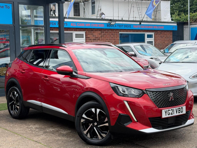 2021 Peugeot 2008 1.2 Puretech Allure Eat Euro 6 (s/s) 5dr in Red — image 1