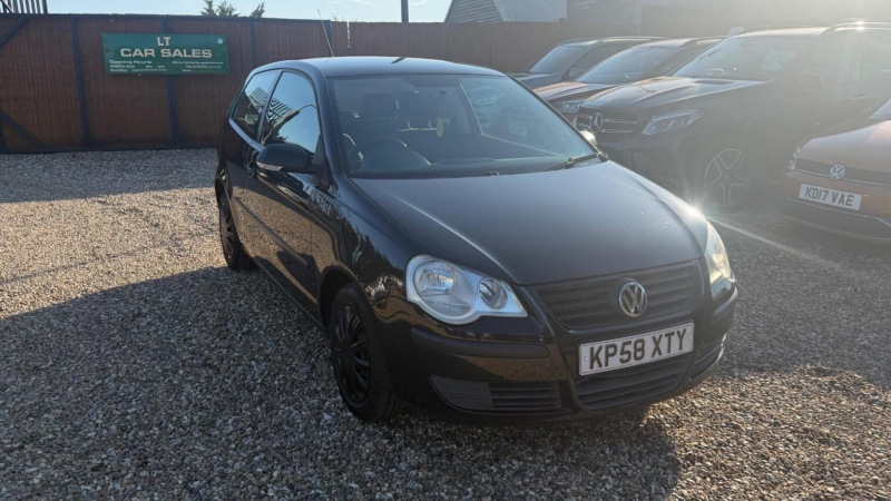 2008 Volkswagen Polo 1.2 E 3dr in Black — image 1