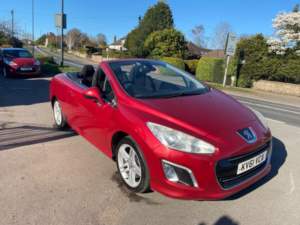 2011 Peugeot 308 Cc Convertible 2.0 Hdi Active 2 Door in Red — image 3
