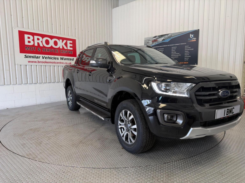 2022 Ford Ranger 2.0 Ecoblue Wildtrak Auto 4WD Euro 6 (s/s) 4dr in Black — image 1