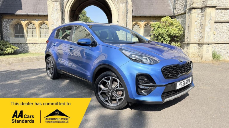 2021 Kia Sportage 1.6 T-Gdi Gt-Line Dct AWD Euro 6 (s/s) 5dr in Blue — image 1