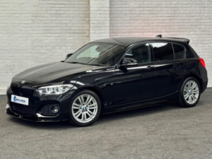 2017 BMW 1 Series 2.0 118d M Sport Auto Euro 6 (s/s) 5dr in Black — image 5