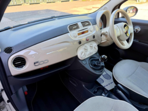 2015 Fiat 500 1.2 Lounge Euro 6 (s/s) 3dr in Brown — image 6