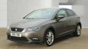 2016 SEAT Leon 1.6 Tdi Se Sport Coupe Euro 6 (s/s) 3dr in Grey — image 3