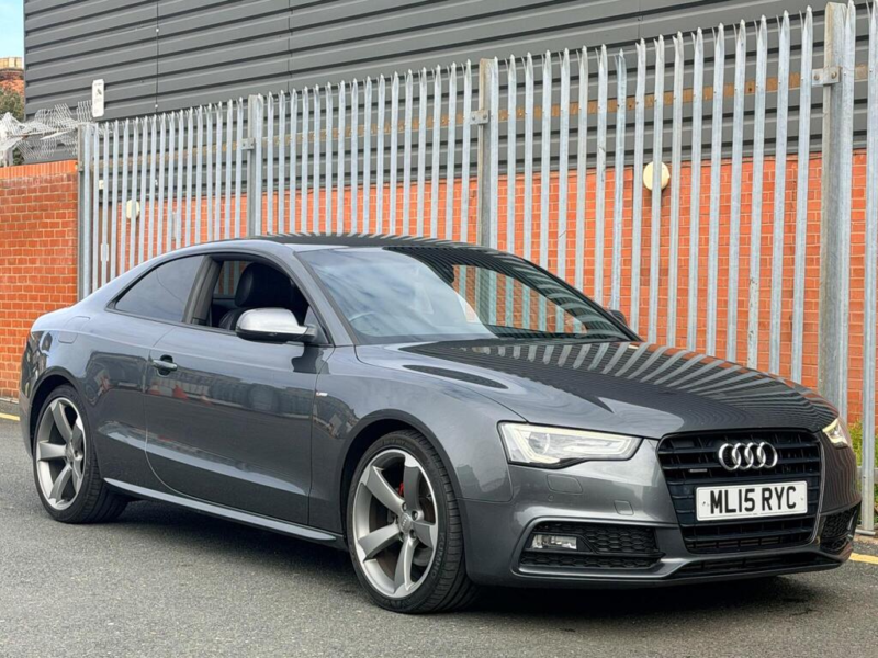 2015 Audi A5 2.0 Tdi Black Edition S Tronic Quattro Euro 5 (s/s) 2dr in Grey — image 1