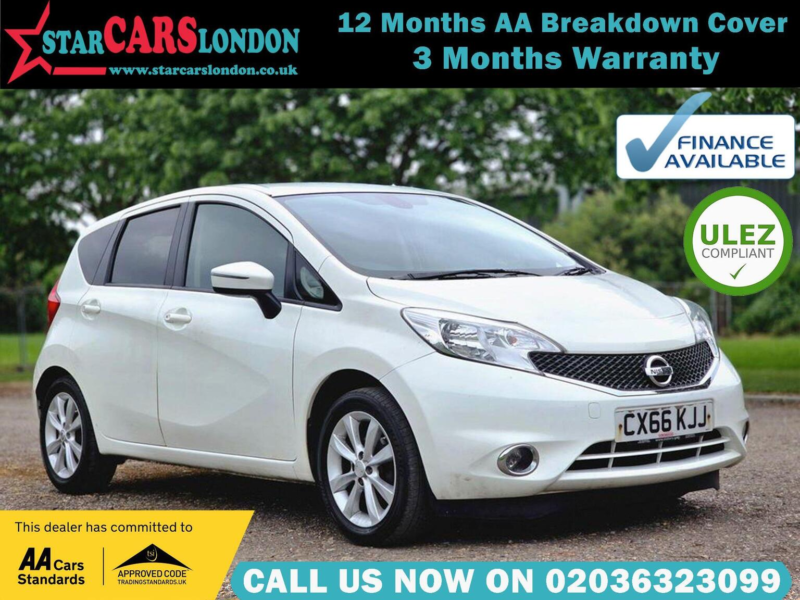 2016 Nissan Note 1.2 Dig-S Acenta Premium Xtron Euro 6 (s/s) 5dr in White — image 1