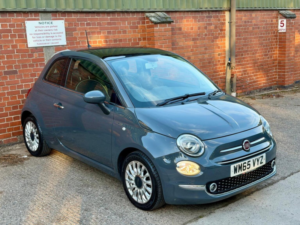 2015 Fiat 500 1.2 Lounge Euro 6 (s/s) 3dr in Grey — image 2