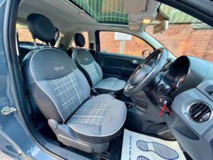 2015 Fiat 500 1.2 Lounge Euro 6 (s/s) 3dr in Grey — image 3