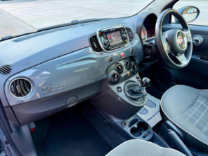 2015 Fiat 500 1.2 Lounge Euro 6 (s/s) 3dr in Grey — image 5