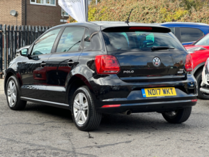 2017 Volkswagen Polo 1.2 Tsi Bluemotion Tech Match Edition Hatchback 5dr Petrol Manual Euro 6 (s/s) (90 Ps) in Black — image 3