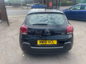 2018 Citroen C3 1.2 Puretech Feel Hatchback 5dr Petrol Manual Euro 6 (82 Ps) in Black — image 5