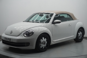 2014 Volkswagen Beetle 1.6 Tdi Bluemotion Tech Design Cabriolet Euro 5 (s/s) 2dr in White — image 2