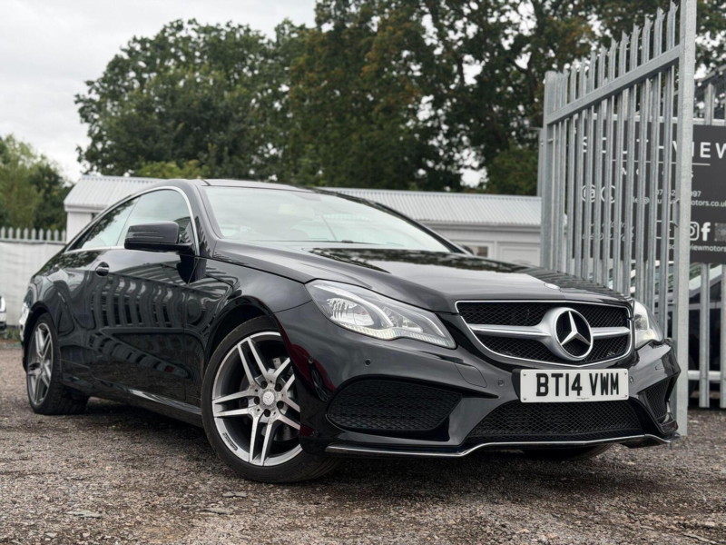 2014 Mercedes-Benz E Class 2.1 E250 Cdi Amg Sport G-Tronic+ Euro 5 (s/s) 2dr in Black — image 1