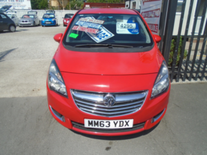 2014 Vauxhall Meriva 1.4i Tech Line MPV 5dr Petrol Manual Euro 6 (100 Ps) in Red — image 2