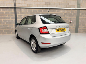2020 Skoda Fabia 1.0 Tsi Se Euro 6 (s/s) 5dr in Silver — image 4