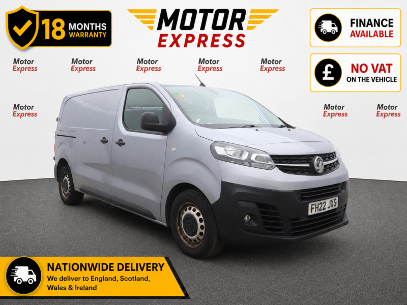 2022 Vauxhall Vivaro 2.0 Vivaro Dynamic 2.0 145 M6 L1h1 3100 Panel Van in Grey — image 1