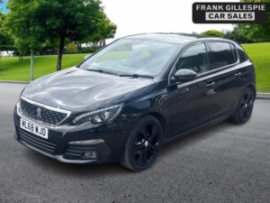 2018 Peugeot 308 1.2 Puretech Gt Line Euro 6 (s/s) 5dr in Black — image 3
