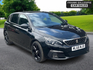 2018 Peugeot 308 1.2 Puretech Gt Line Euro 6 (s/s) 5dr in Black — image 6