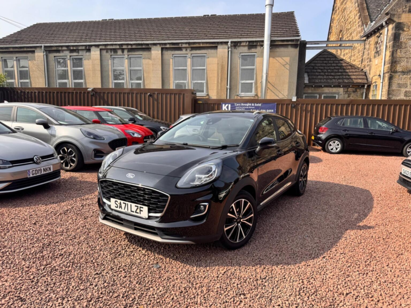 2021 Ford Puma 1.0t Ecoboost Mhev Titanium Design Dct Euro 6 (s/s) 5dr in Black — image 1