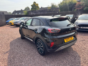 2021 Ford Puma 1.0t Ecoboost Mhev Titanium Design Dct Euro 6 (s/s) 5dr in Black — image 2