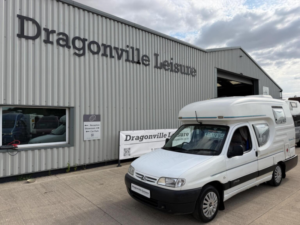 2001 Romahome Duo Duo Plus 4 Seatbelts - Citroen Berlingo 2 Berth in White — image 3
