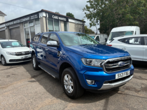 2021 Ford Ranger 2.0 Ecoblue Limited Pickup Double Cab 4dr Diesel Auto 4WD Euro 6 (s/s) (170 Ps) in Blue — image 2