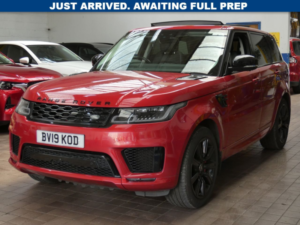 2019 Land Rover Range Rover Sport 2.0 P400e 13.1kwh Hse Gpf Dynamic SUV 5dr Petrol Plug-In Hybrid Auto 4WD Euro 6 (s/s) (404 Ps) in Red — image 3