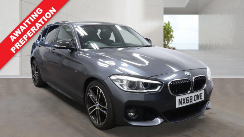 2018 BMW 1 Series 1.5 118i M Sport Hatchback 5dr Petrol Auto Euro 6 (s/s) (136 Ps) in Grey — image 1