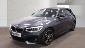 2018 BMW 1 Series 1.5 118i M Sport Hatchback 5dr Petrol Auto Euro 6 (s/s) (136 Ps) in Grey — image 2